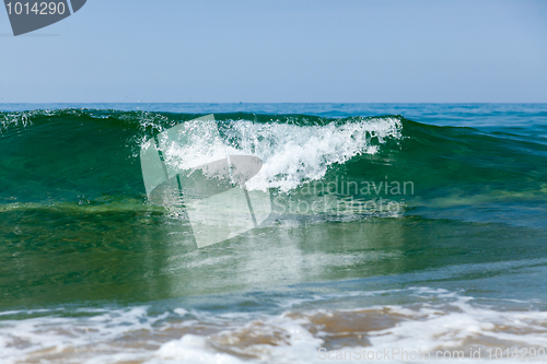Image of Foam coastal wave