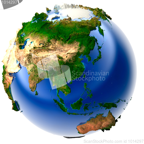 Image of Miniature real Earth