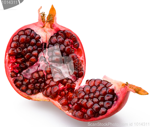 Image of Juicy sliced pomegranate