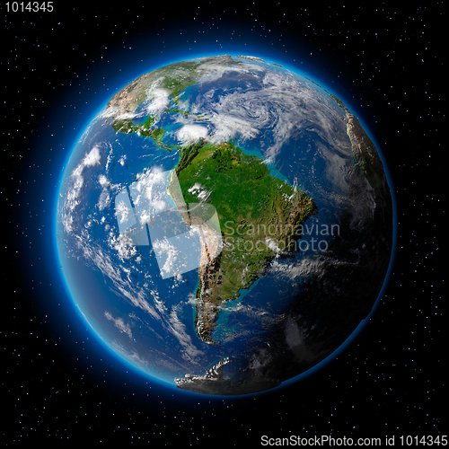 Image of Earth in Space