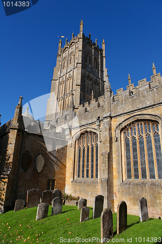 Image of Wool church of St. James in Chipping Camden, Cotswold region, Gloucestershire, England, UK