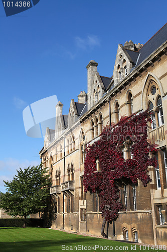 Image of Christ Church, famous University college in Oxford, England