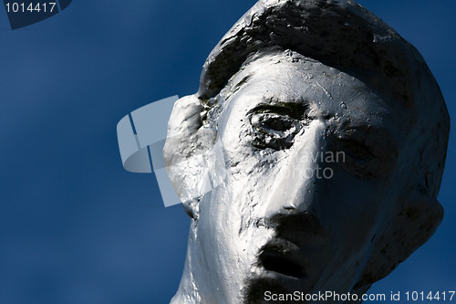 Image of Biker head with his cap