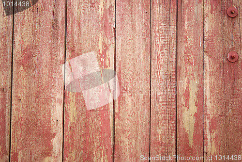 Image of red fence