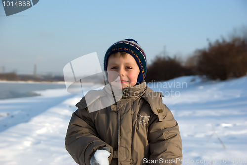 Image of The boy on walk