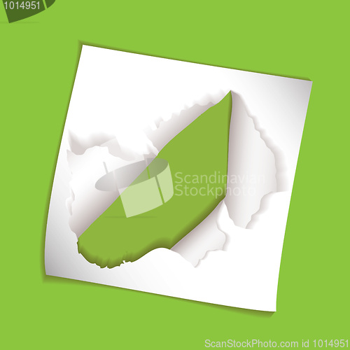 Image of paper element rip hole