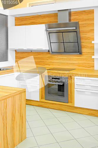 Image of Modern wood kitchen