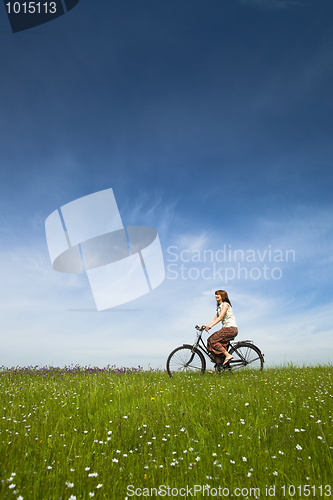 Image of Riding a bicycle