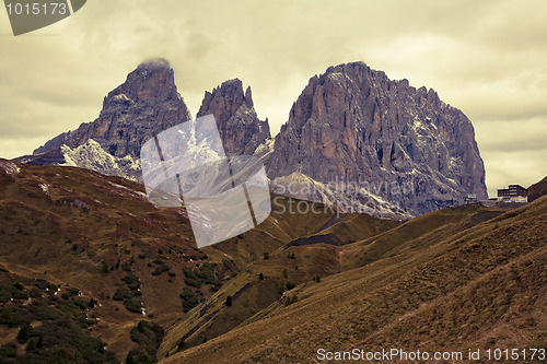 Image of Pass of Sella Dolomites