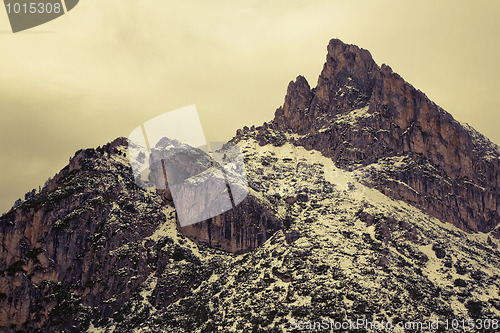 Image of Dolomite winter peaks