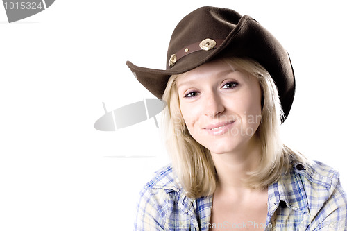 Image of pretty western woman