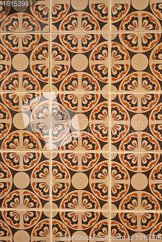 Image of Traditional Portuguese glazed tiles