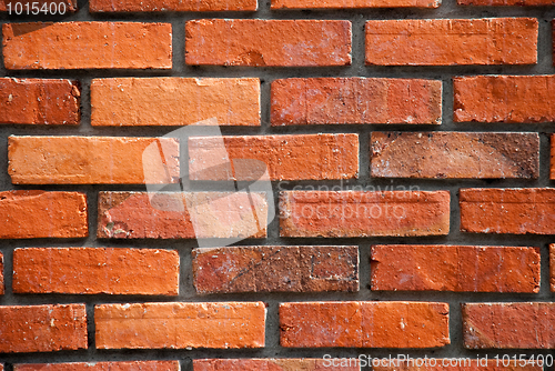 Image of Red brick wall texture