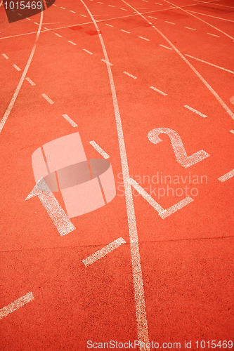 Image of start point of running track
