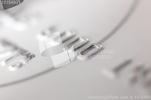 Image of Close up view of a credit card