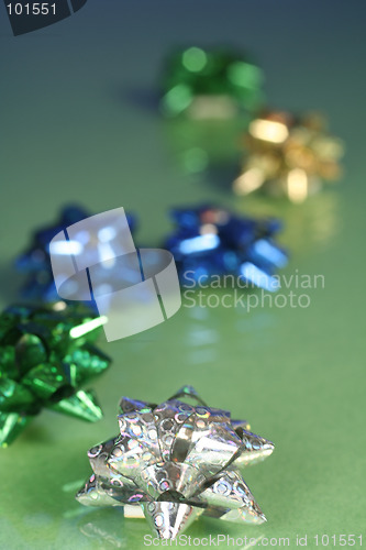 Image of decoration over green
