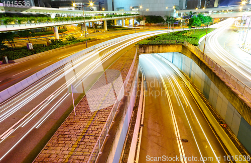 Image of Traffic in night time