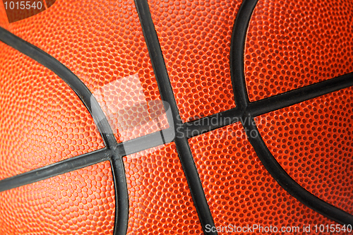 Image of Orange Basketball close up