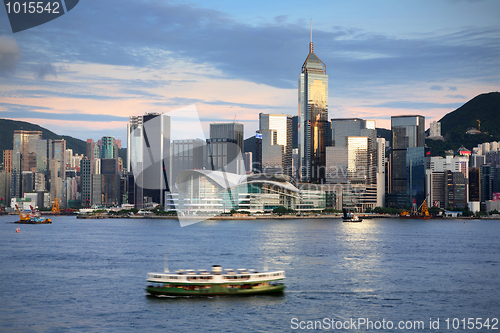 Image of Hong Kong harbour