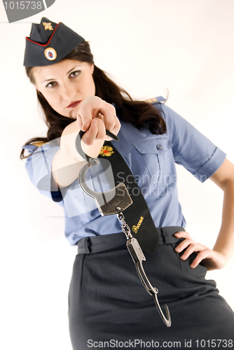 Image of Policeman close-up 