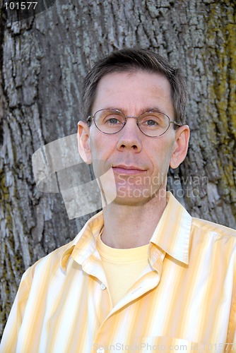 Image of Man Wearing Glasses