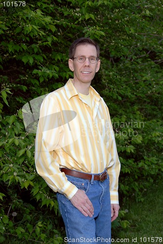 Image of Man Wearing Glasses