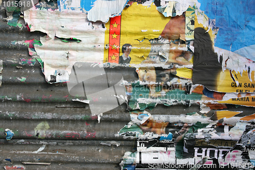 Image of Old torn posters