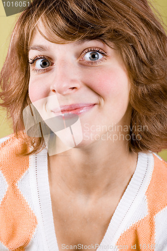 Image of portrait of attractive woman