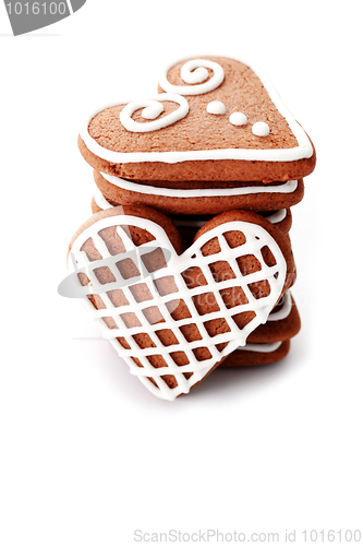Image of gingerbread hearts