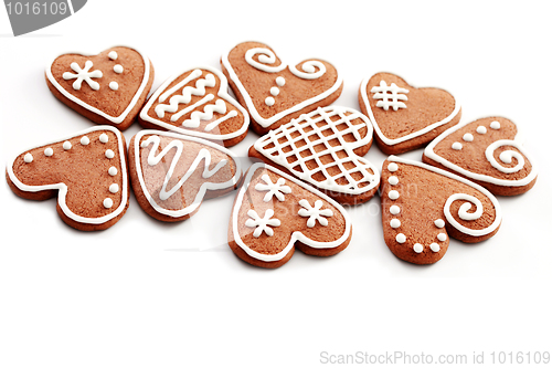 Image of gingerbread hearts