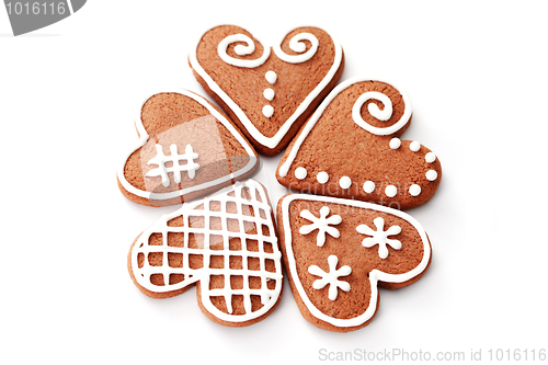 Image of gingerbread hearts
