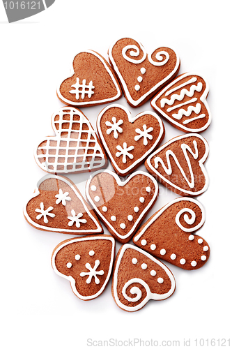 Image of gingerbread hearts