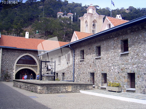 Image of kykkos monastery in Troodos mountains