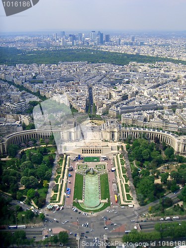 Image of Paris view from eiffel tower