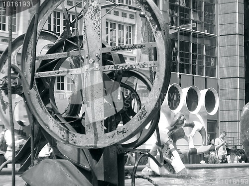 Image of sculpture at Pompidou centre Paris