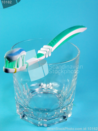 Image of Toothbrush and toothpaste