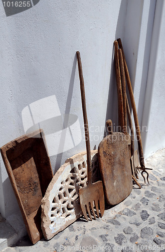 Image of Rusty Tools for Agricultural Labor