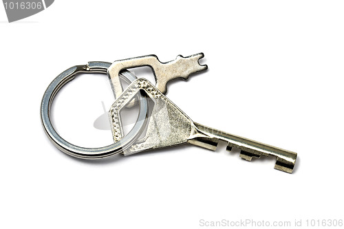 Image of Keys isolated on white 