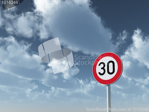 Image of speed limit