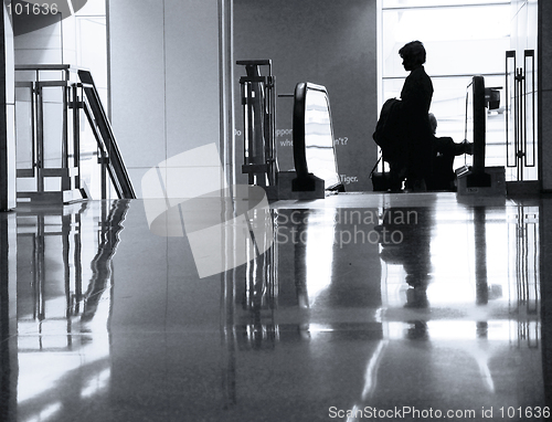 Image of Woman at the airport