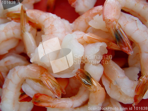 Image of Background of cooked shrimp