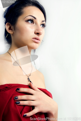 Image of  Portrait of a young girl  