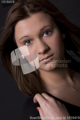 Image of Portrait of a young girl  