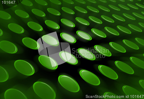 Image of Abstract Green Buttons background