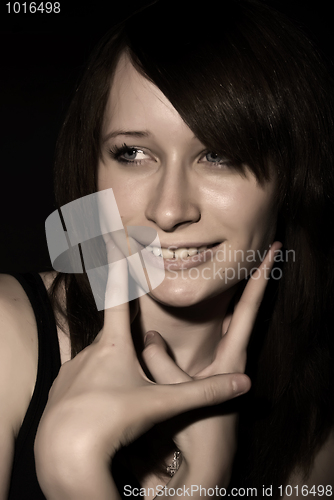 Image of Portrait of a young girl    