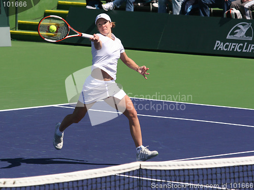 Image of Justine Henin-Hardenne at Pacific Life Open