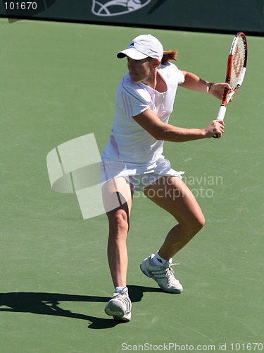 Image of Justine Henin-Hardenne at Pacific Life Open