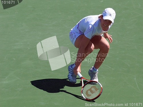 Image of Justine Henin-Hardenne at Pacific Life Open