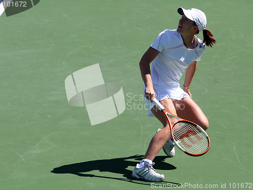 Image of Justine Henin-Hardenne at Pacific Life Open