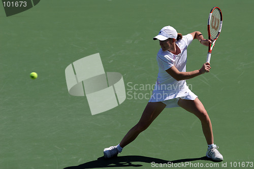 Image of Justine Henin-Hardenne at Pacific Life Open